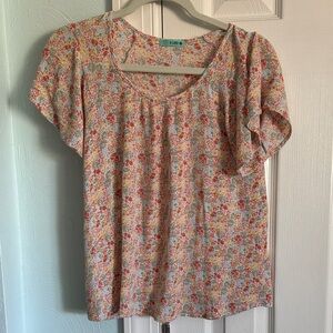Floral Print Women's Blouse